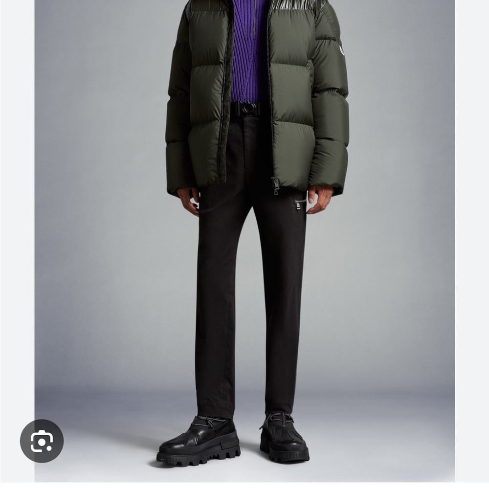 Men's Green Puffer Jacket
